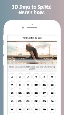 Do the Splits in 30 Days - Fle android App screenshot 6